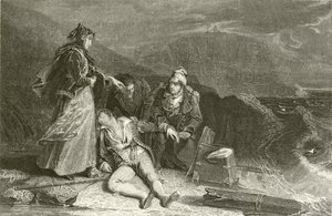 Lumburgh hoved, fra Jarlshof, Shipwreck of Cleveland
