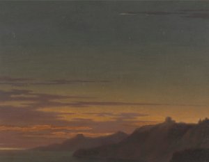 Dagens afslutning: Solnedgang ved kysten
