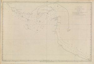Planer over havne, Dalrymple, Alexander udgivet i 1791. Et plankort over Den Persiske Bugt, af løjtnant John Cant 1773