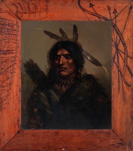 Indisk mand med kogger, 1886. af Alexander Davis Cooper