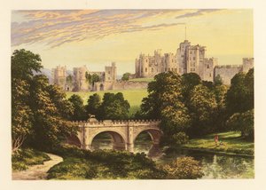 Alnwick Castle, Northumberland, England.