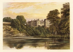 Brechin Castle, Angus, Skotland. ,1880 (gravering) af Alexander Francis (after) Lydon