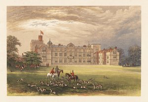 Burton Constable Hall, Yorkshire, England. af Alexander Francis (after) Lydon