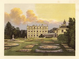 Ditchley House and Gardens, Oxfordshire, England.