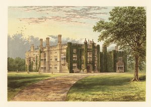 Drakelowe Hall, Derbyshire, England. af Alexander Francis (after) Lydon