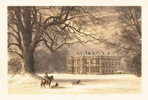 Howsham Hall, Yorkshire, England. ,1880 (gravering) af Alexander Francis (after) Lydon