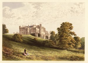 Lambton Castle, County Durham, England. ,1880 (gravering)