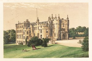 Picton Castle, Pembrokeshire, Wales. ,1880 (gravering) af Alexander Francis (after) Lydon
