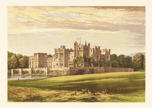 Raby Castle, Durham, England. af Alexander Francis (after) Lydon