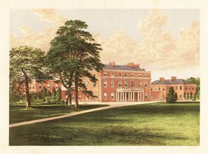 Trafalgar House, Wiltshire, England. ,1880 (gravering) af Alexander Francis (after) Lydon