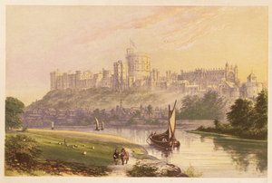 Windsor Castle, Berkshire, England. 1880 (gravering)