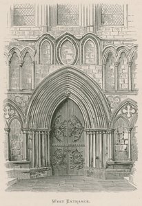 Bolton Priory, West Indgang af Alexander Francis Lydon