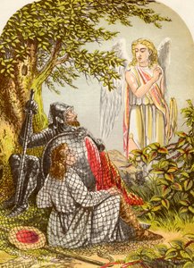 Christian and Hopeful Catught in the Net, fra The Pilgrims Progress af John Bunyan, udgivet ca. 1880 af Alexander Francis Lydon