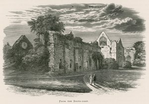 Dryburgh Abbey, fra sydøst