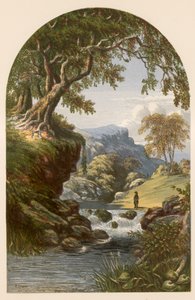 Illustration til Bryants The Rivulet af Alexander Francis Lydon