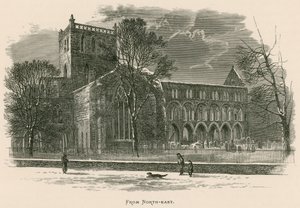 Jedburgh Abbey, fra nordøst af Alexander Francis Lydon