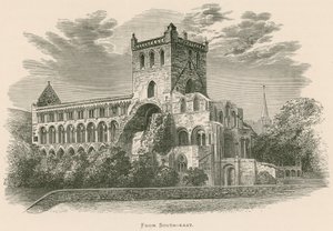 Jedburgh Abbey, fra sydøst af Alexander Francis Lydon