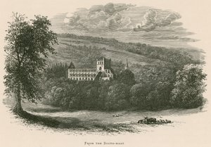 Jedburgh Abbey, fra sydøst af Alexander Francis Lydon