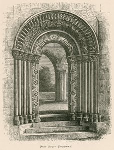 Jedburgh Abbey, den nye sydlige døråbning af Alexander Francis Lydon