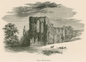 Rievaulx Abbey, fra sydøst af Alexander Francis Lydon