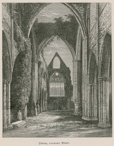 Tintern Abbey, kor, ser mod vest af Alexander Francis Lydon