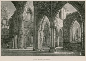 Tintern Abbey, fra det sydlige tværskib af Alexander Francis Lydon