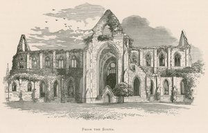 Tintern Abbey, set fra syd af Alexander Francis Lydon