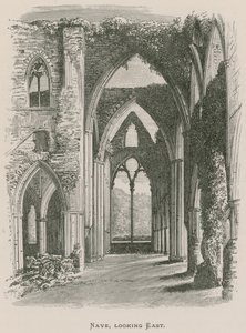 Tintern Abbey, Nave, ser mod øst af Alexander Francis Lydon