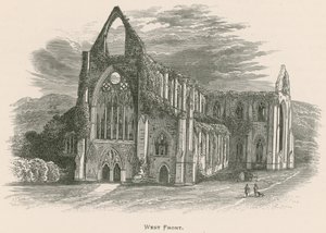 Tintern Abbey, West Front af Alexander Francis Lydon