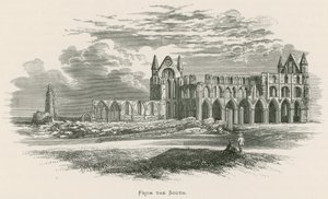 Whitby Abbey, fra syd