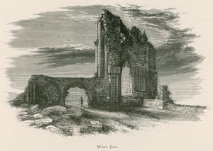 Whitby Abbey, West End af Alexander Francis Lydon