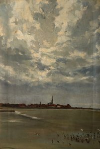 Hindelopen, Holland, 1875. af Alexander Friedrich Werner