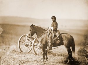 American Civil War Aide-de-Camp til hest af Alexander Gardner