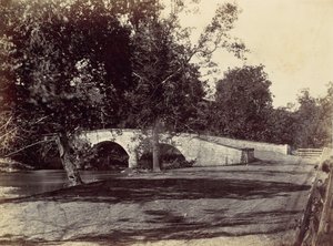 Burnside Bridge, over Antietam, nær Sharpsburg, nr. 1, september 1862, 1862. af Alexander Gardner
