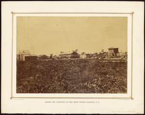 [Depot, Lawrence, Kansas] af Alexander Gardner