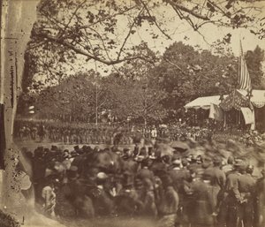 [Grand Army Review, Washington, D.C.], maj 1865. af Alexander Gardner