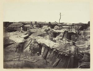 Quarters of Men i Fort Sedgwick, maj 1865. af Alexander Gardner