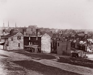 Richmond efter evakueringen, 1865. af Alexander Gardner