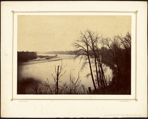 [Udsigt over Kansas River nær Stranger, Kansas].