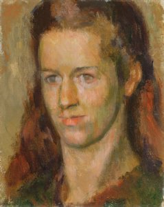 Portræt af Anne Olivier Popham (senere fru Quentin Bell) 1939