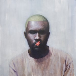 Portræt med grønt hår af Alexander Grahovsky