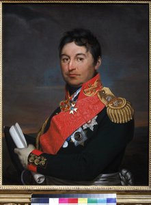 General Alexandre Dmitrievitch Balachov - Portræt af general Alexander Dmitriyevich Balashov (1770-1837) - Alexander Grigoryevich Varnek (1782-1843). Olie på lærred af Alexander Grigoryevich Vanek