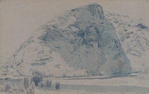 Bjerglandskab,.