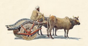 A Bullock Cart, Jodhpur, c1880 1905. af Alexander Henry Hallam Murray