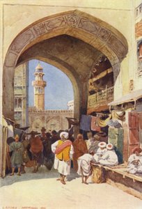 En port i Bazaar, Lahore