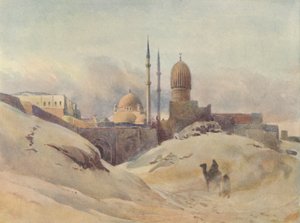 Citadellet, Cairo, i en sandstorm, c1880 1905.