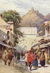 Hovedgaden i Alwar af Alexander Henry Hallam Murray