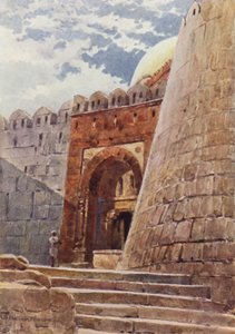 Tughlak Shahs grav (farve litho) af Alexander Henry Hallam Murray