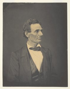 Abraham Lincoln, Springfield, Illinois af Alexander Hesler