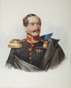 Portræt af grev Dmitri Alexeevich Shcherbatov 1818-1881, 1849